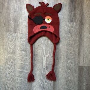 Five Nights at Freddy's FNAF Foxy Tassel Beanie Hat Y2K Goth Southpole Jnco